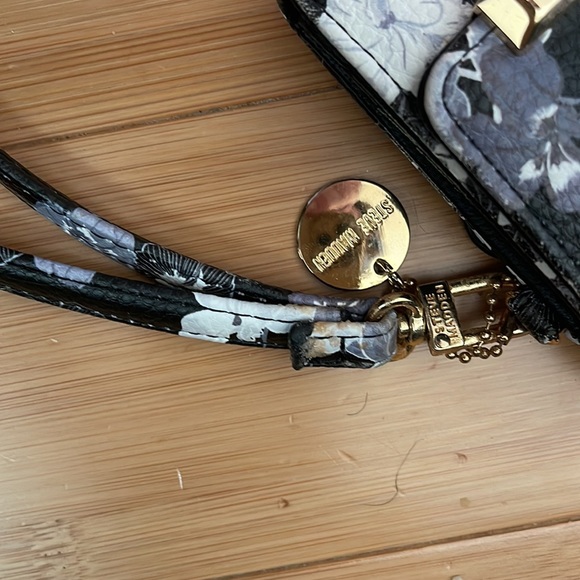 Steve Madden wallet great used condition black grey magnolia gold - Picture 5 of 11